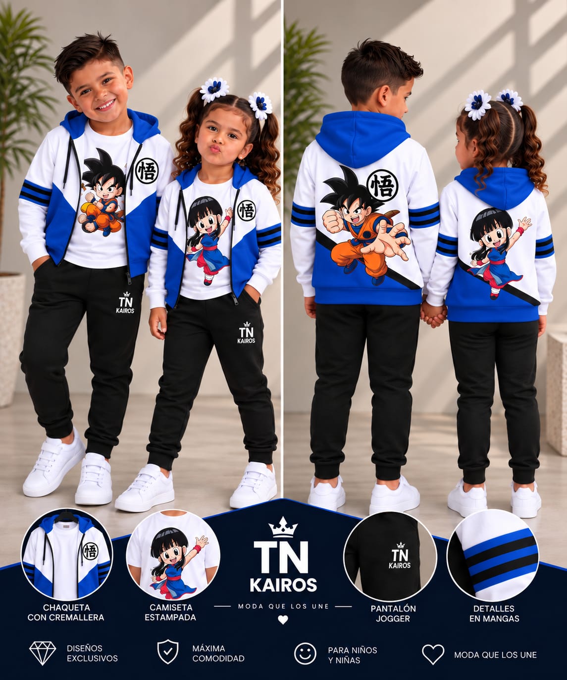 Colección TN KAIROS Kids de ropa infantil premium